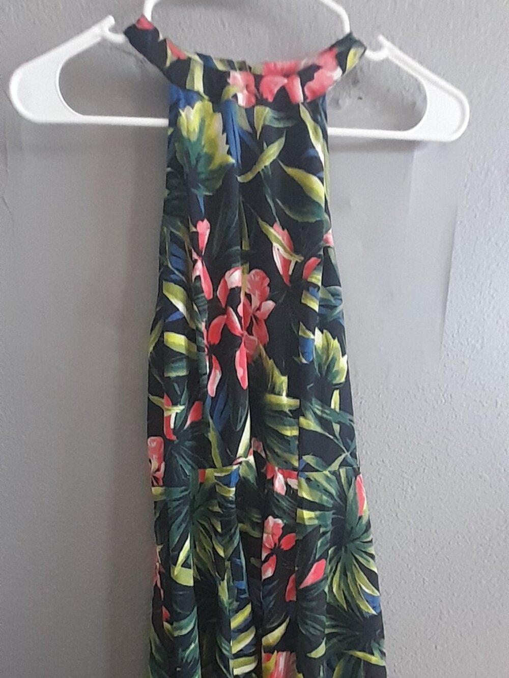 HOLLISTER halter floral dress M